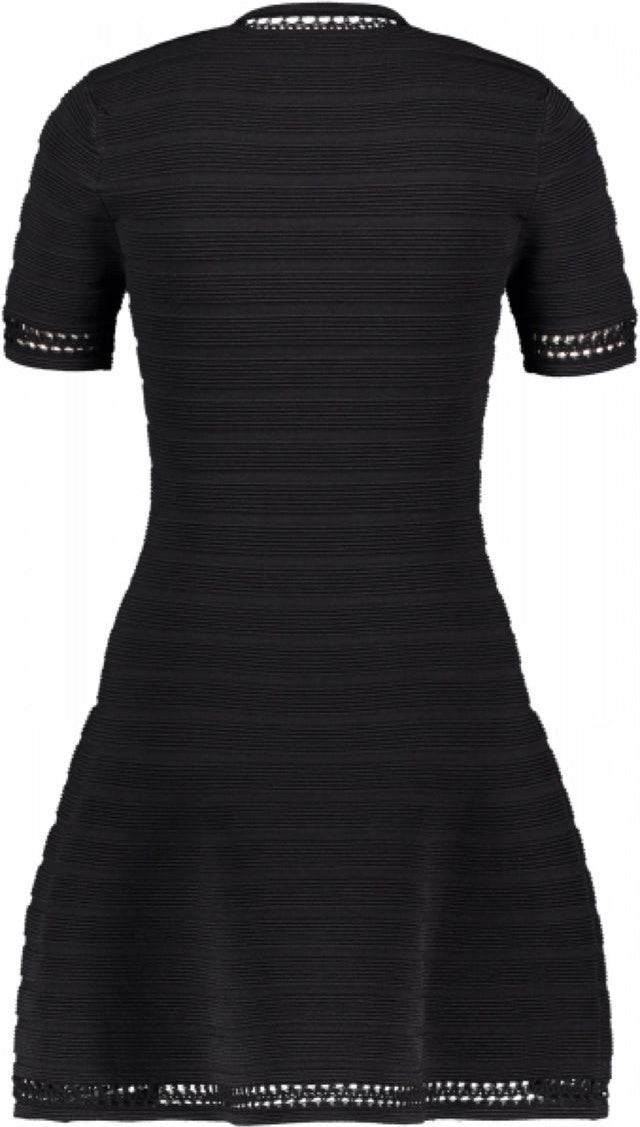 Ottoman Knit Dress - Black - MAUD - Kjoler - VILLOID.no