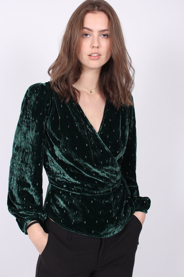 Jona Blouse - Dk Green - Pia Tjelta - Bluser & Skjorter - VILLOID.no