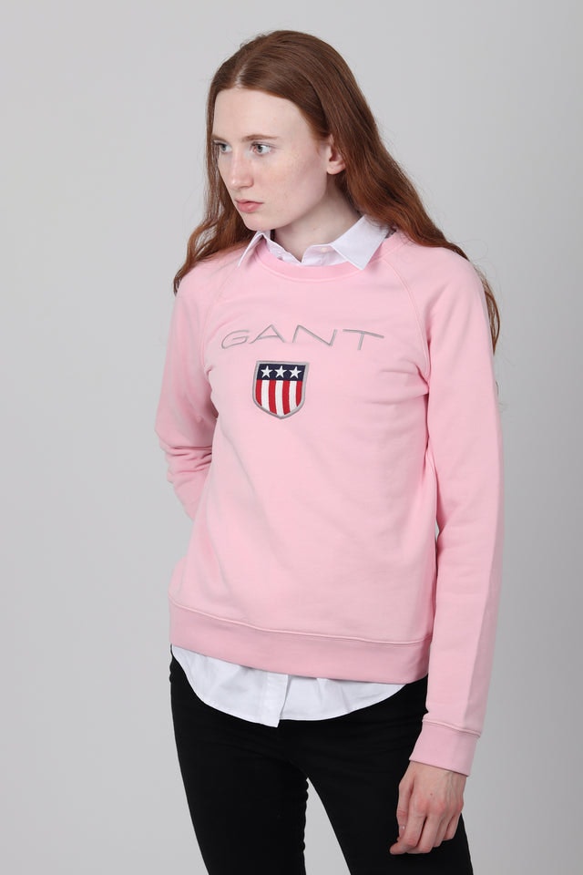 Gant Shield Logo Genser - Shadow Rose - GANT - Gensere - VILLOID.no