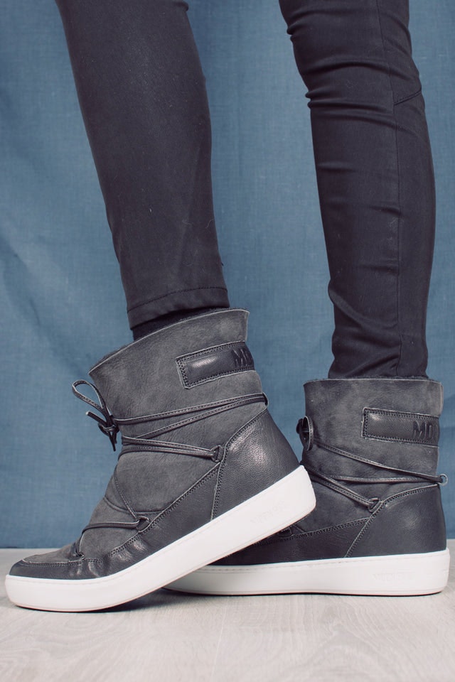 Moon Boot Puls Low Shearlin - Grey - Moon Boot - Sko - VILLOID.no
