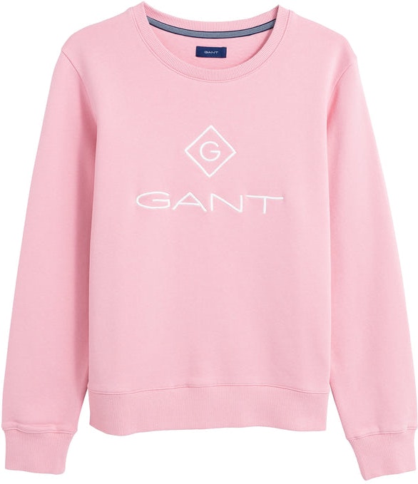 Gant Lock Up C-neck Sweat - Summer Rose - GANT - Gensere - VILLOID.no