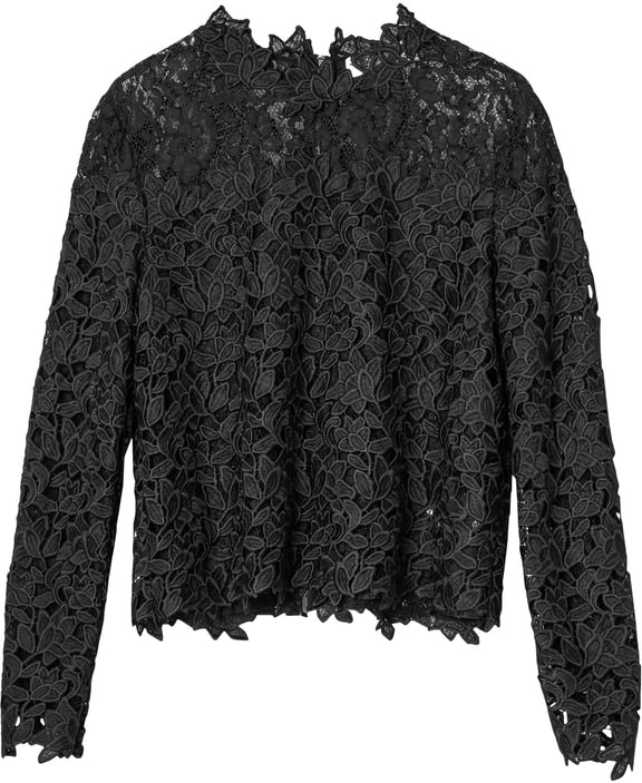 Ruth Long Sleeve - Jet Black - FWSS - T-skjorter & Topper - VILLOID.no
