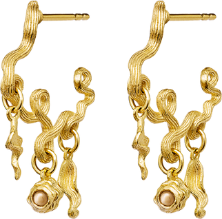 Rayon Earrings - Gold