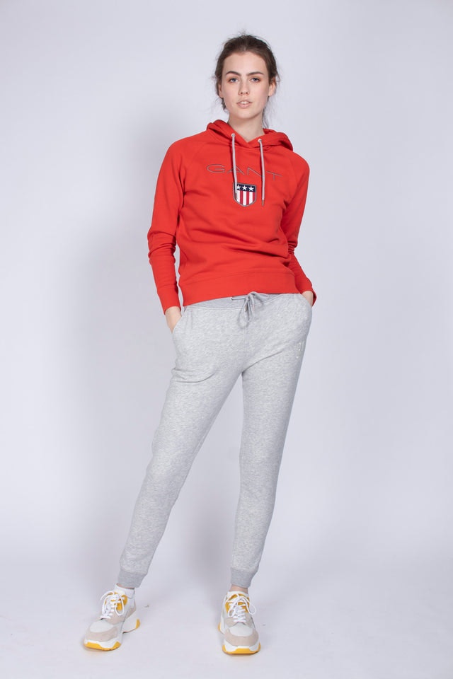 Shield Sweat Hoodie - Blood Orange - GANT - Gensere - VILLOID.no