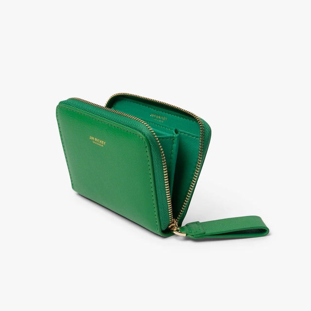 Small Zip Wallet - Green