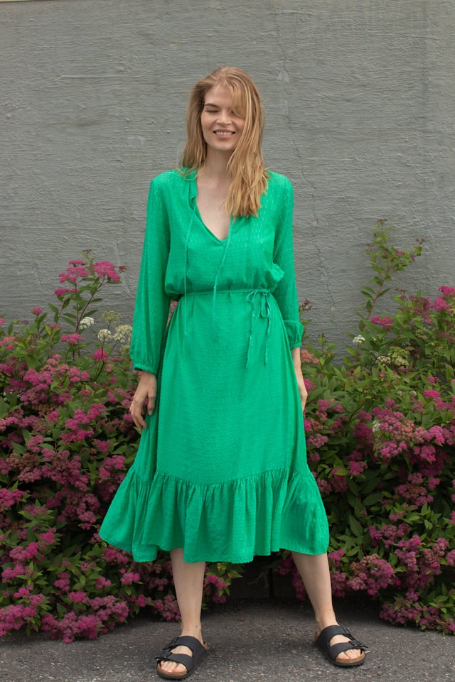 Reve Midi Dress - Blarney - Second Female - Kjoler - VILLOID.no