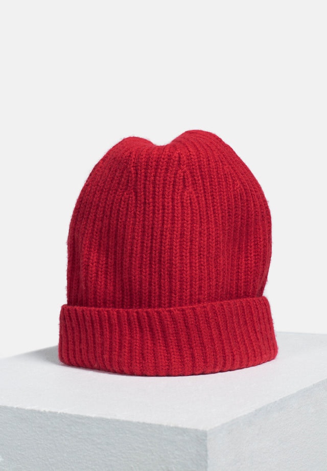Wool Beanie - Red - Pierre Robert x Jenny Skavlan - Tilbehør - VILLOID.no