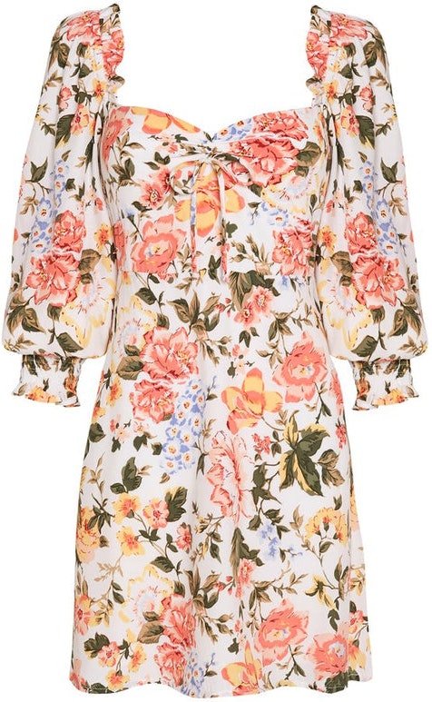 Arianne Mini Dress - Tearo Floral Print
