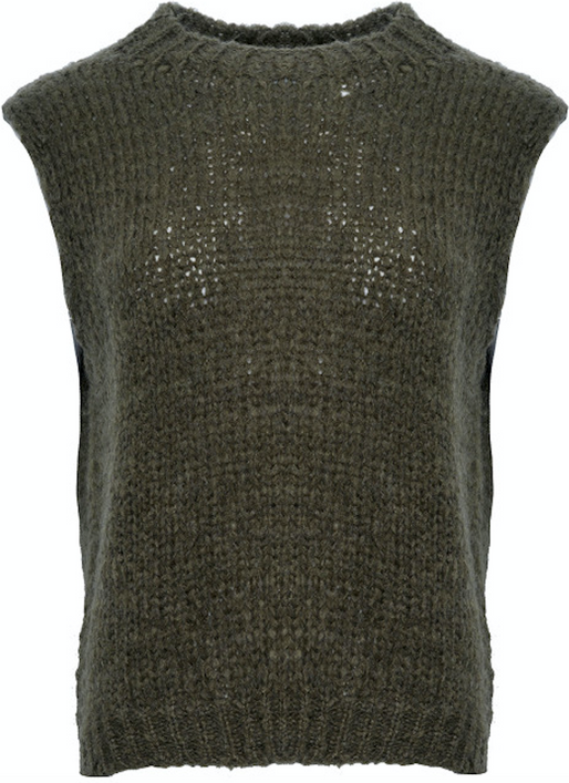 Kala Vest Wool - Army - Noella - Gensere - VILLOID.no