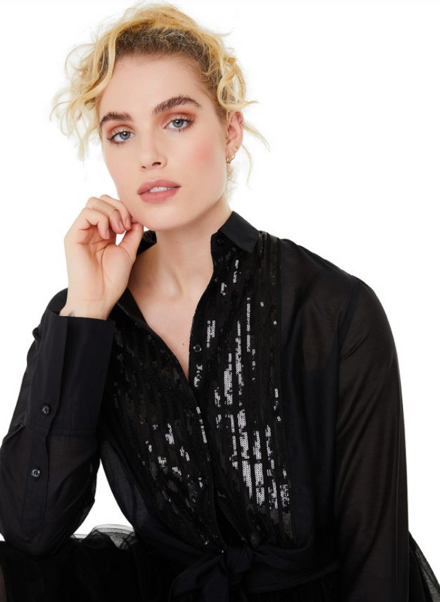 Smoking Shirt - Black - Line of Oslo - Bluser & Skjorter - VILLOID.no