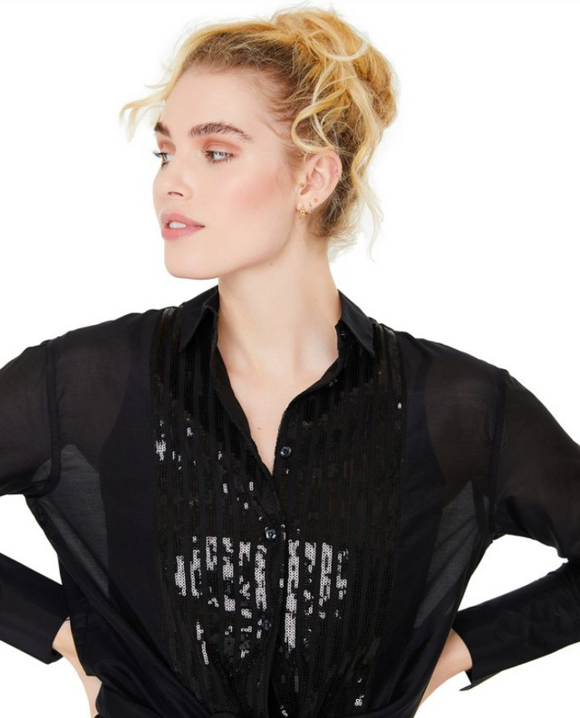 Smoking Shirt - Black - Line of Oslo - Bluser & Skjorter - VILLOID.no