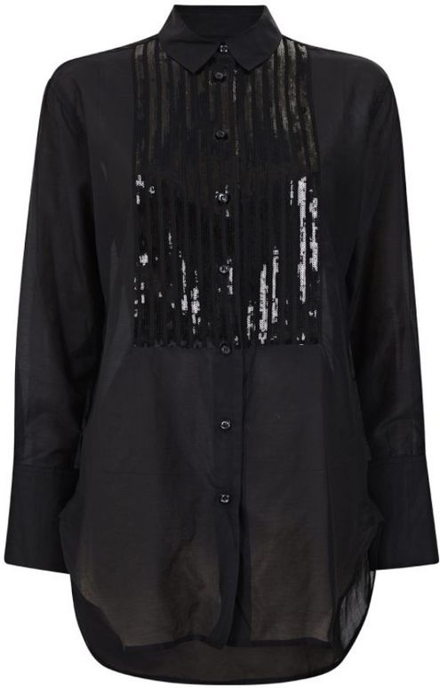 Smoking Shirt - Black - Line of Oslo - Bluser & Skjorter - VILLOID.no
