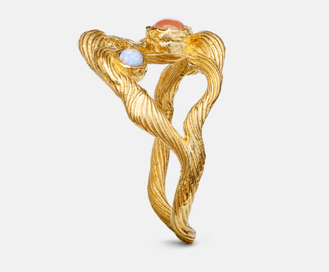 Curl Ring - Gold - Maanesten - Tilbehør - VILLOID.no