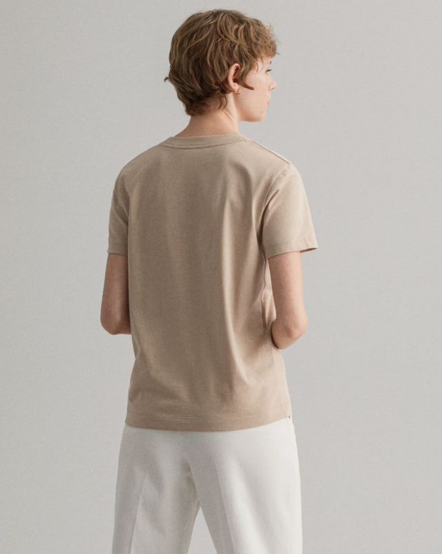 Archive Shield SS T-shirt - Dry Sand