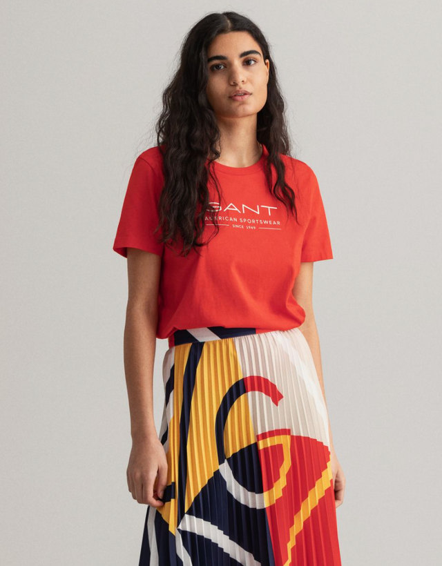 Summer SS T-Shirt - Lava Red