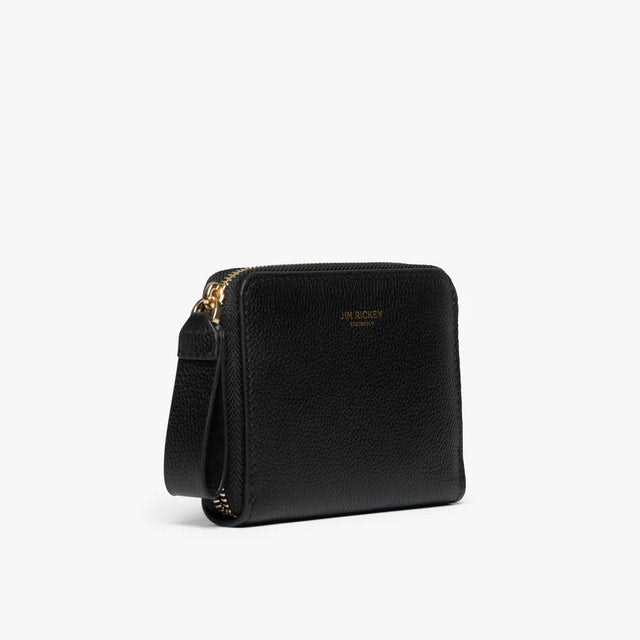 Small Zip Wallet - Black