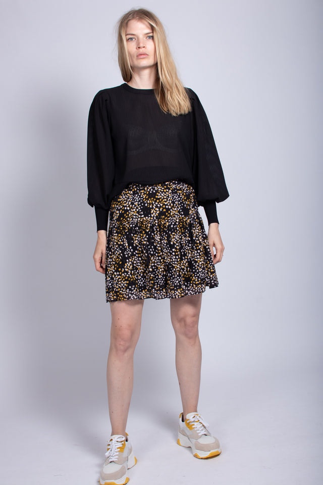 Peach Skirt - Black - Second Female - Skjørt - VILLOID.no