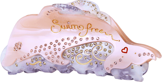 Swim Free Hairclaw - Baby Pink