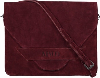 Envelope Medium Clutch - Suede-Vineyard wine - MAUD - Tilbehør - VILLOID.no