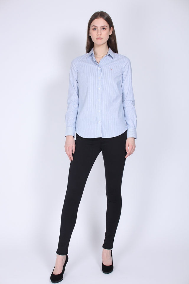 Stretch Oxford banker shirt - Nautical blue - GANT - Bluser & Skjorter - VILLOID.no
