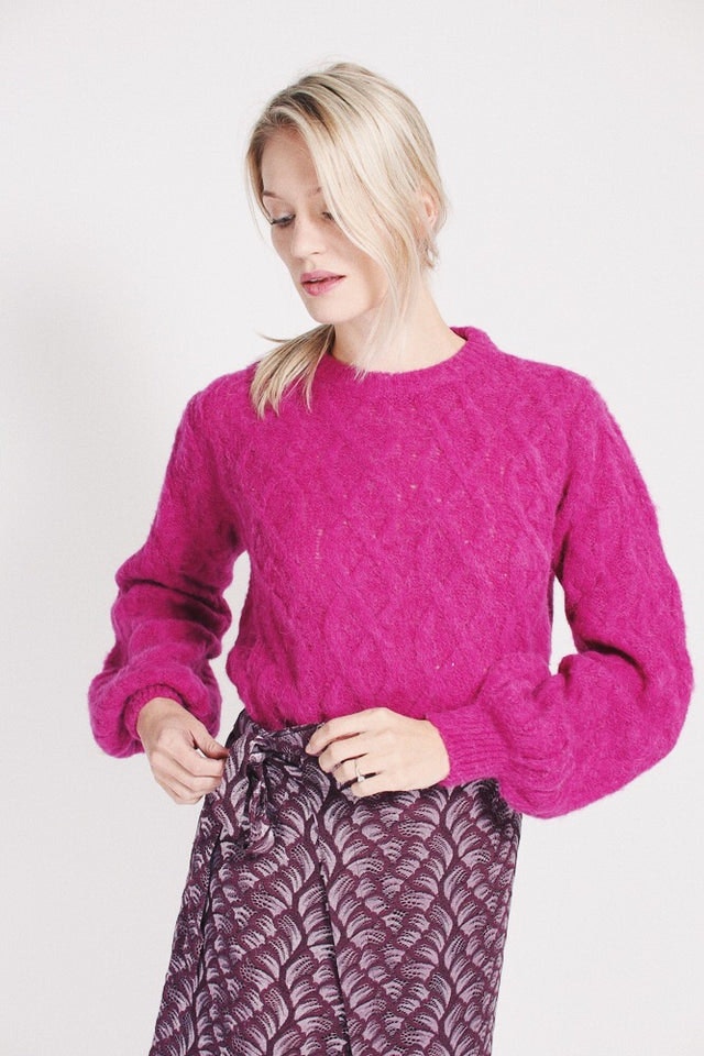 Kaylee Knit - Cactus Flower - MAUD - Gensere - VILLOID.no