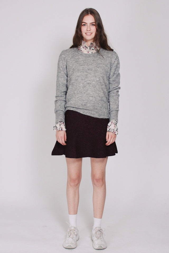 Scully Sweater - Grey Melange - Line of Oslo - Gensere - VILLOID.no