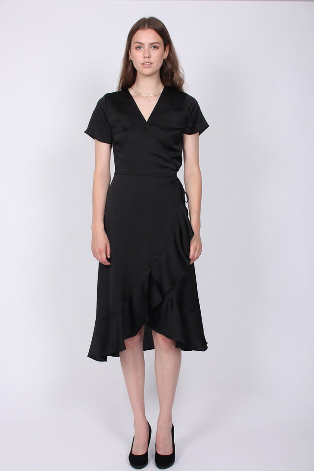 Magga Solid Dress - Black - Neo Noir - Kjoler - VILLOID.no