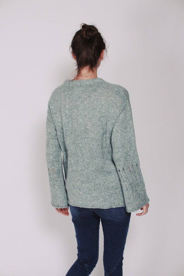 Fifi sweater - Green - Line of Oslo - Gensere - VILLOID.no