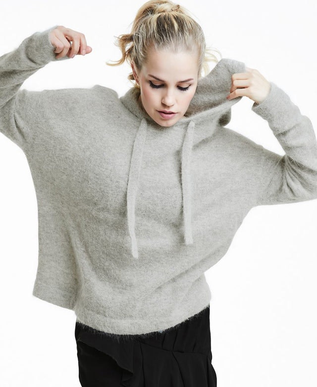 Sienna Sweater - Grey Melange - Line of Oslo - Gensere - VILLOID.no