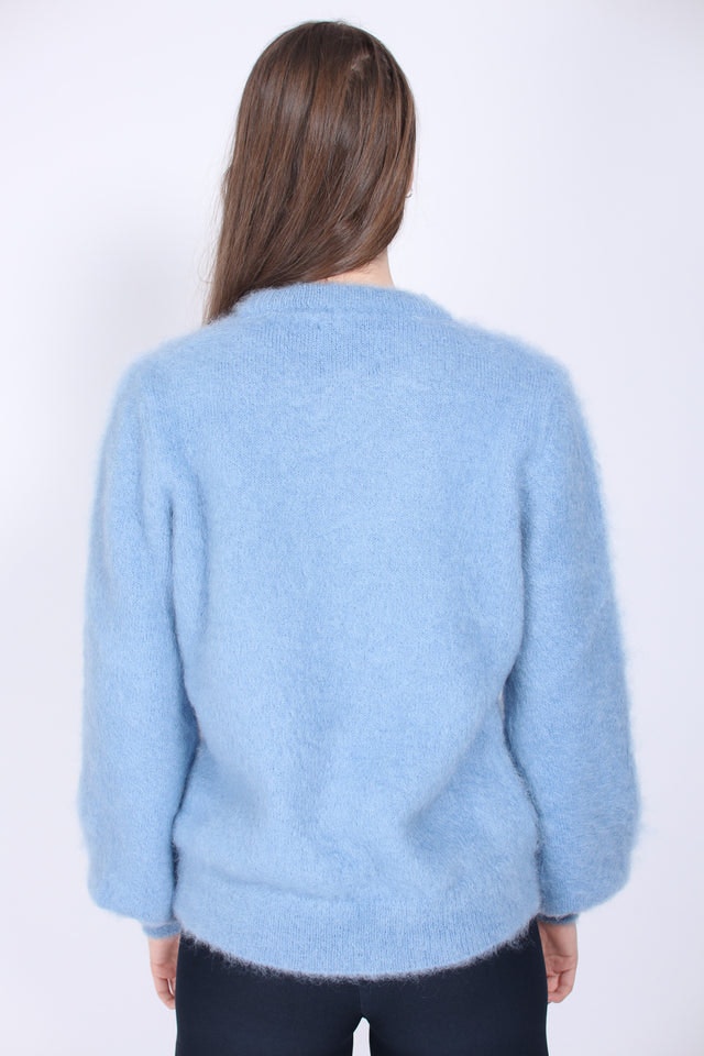 Mohair Knit - Xenon Blue - MAUD - Gensere - VILLOID.no