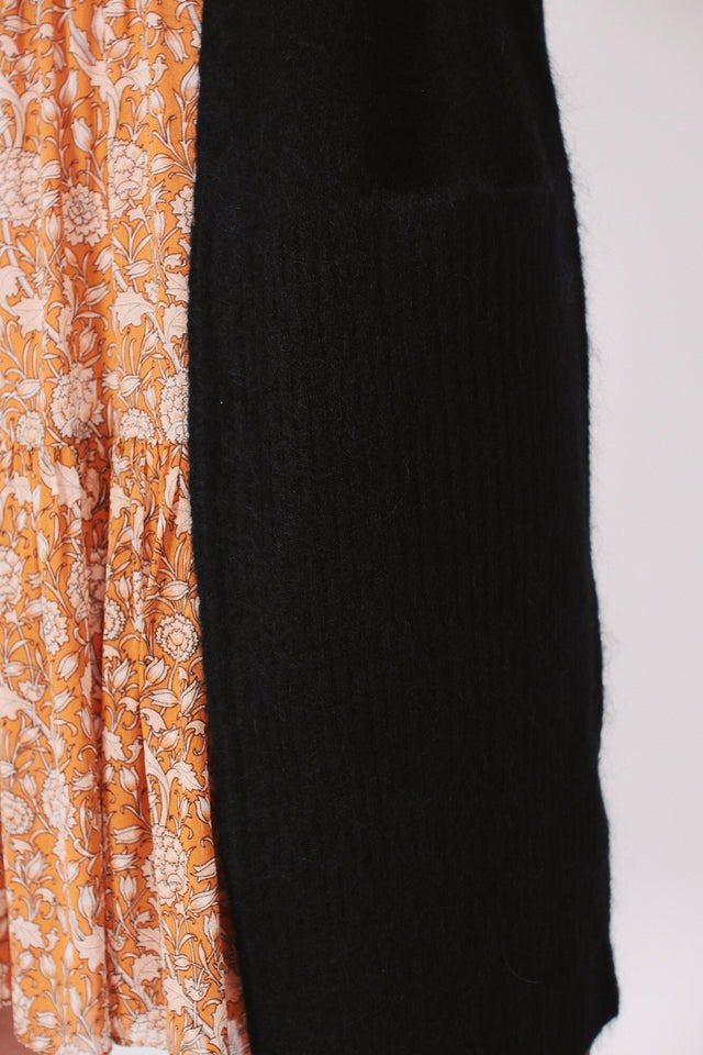 Brook Knit New Cape - Black - Second Female - Gensere - VILLOID.no
