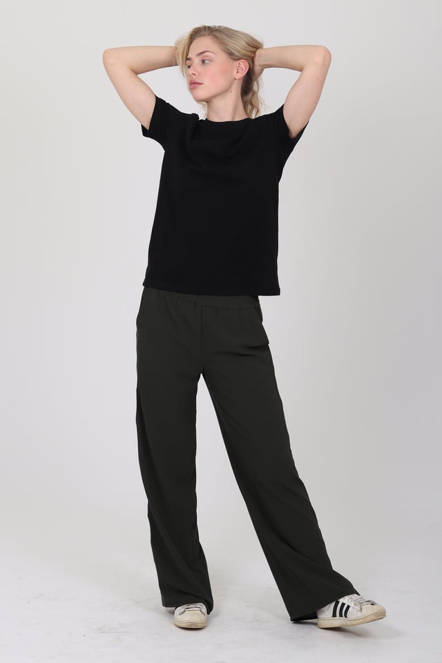 Moja Solid Trouser - Army - Holzweiler - Bukser & Shorts - VILLOID.no