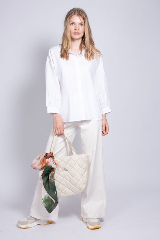 Paras SS Shirt - White - Second Female - T-skjorter & Topper - VILLOID.no