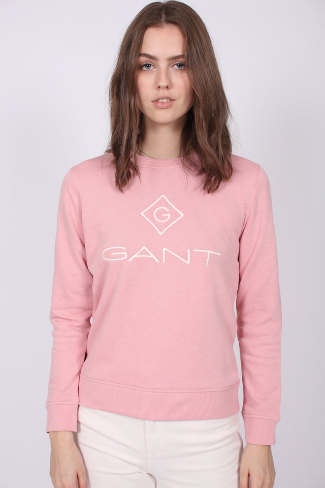 Gant Lock Up C-neck Sweat - Summer Rose - GANT - Gensere - VILLOID.no
