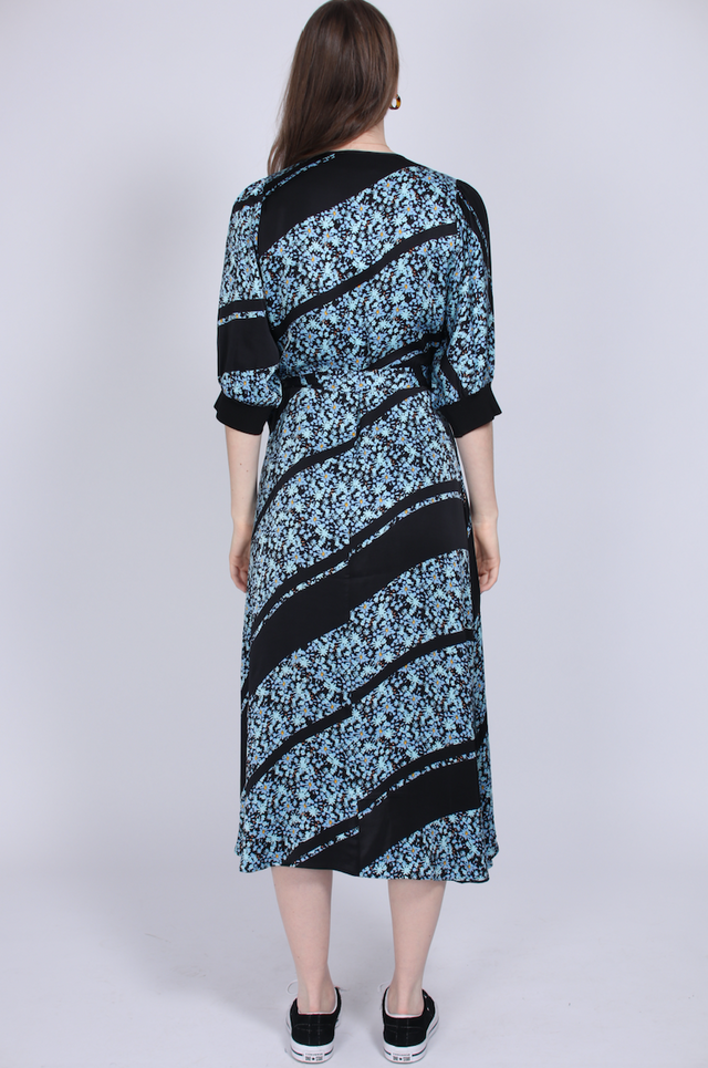 Break Wrap Dress - Little Boy Blue - Second Female - Kjoler - VILLOID.no