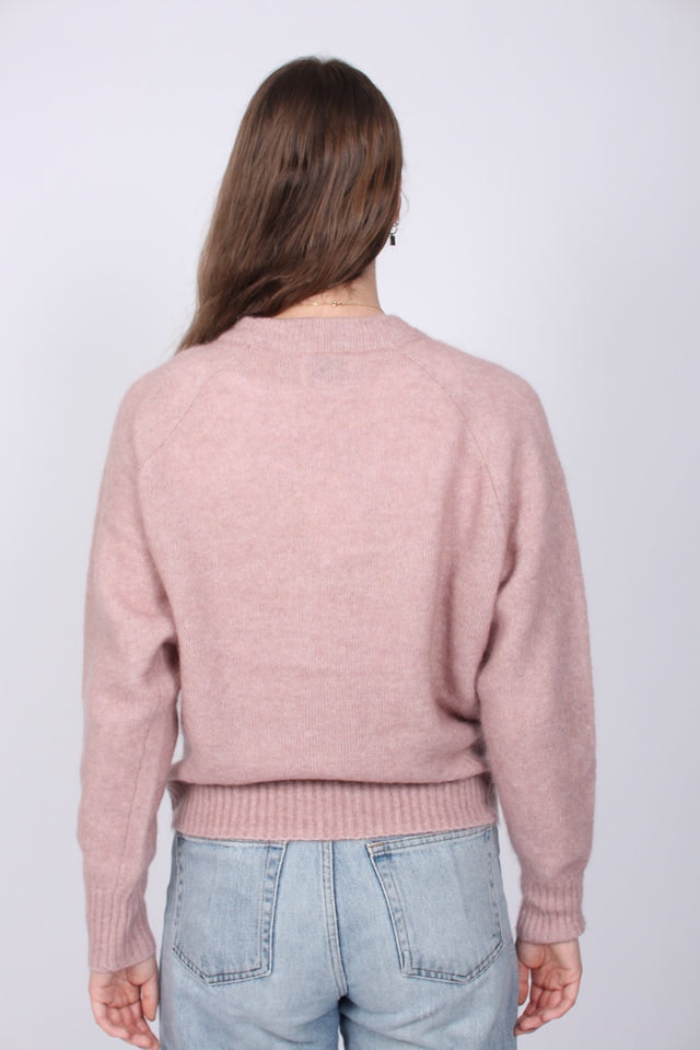 Brook Knit Boxy Cardigan - Woodrose - Second Female - Gensere - VILLOID.no
