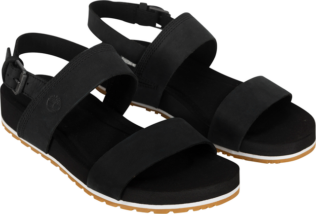 Malibu Waves 2 Band Sandal - Black Nubuck