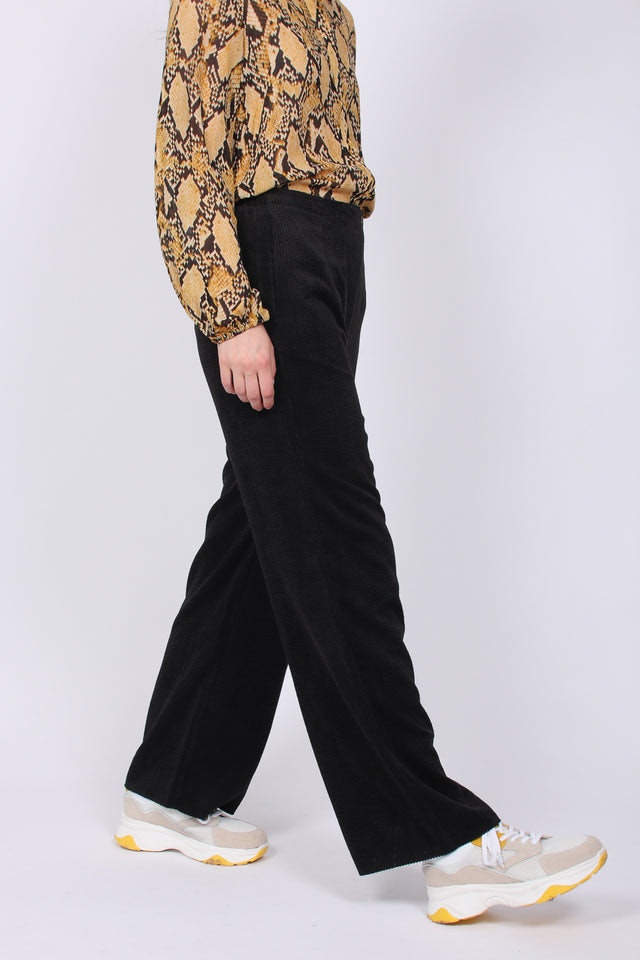 Boyas MW Trousers - Black - Second Female - Bukser & Shorts - VILLOID.no