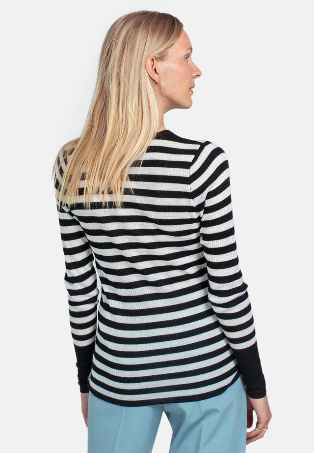Wool Long Sleeve - Stripe - Pierre Robert x Jenny Skavlan - Gensere - VILLOID.no
