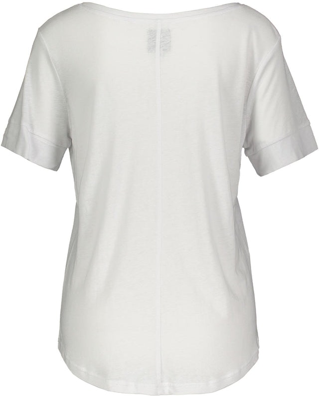 Lily V-neck Tee - White