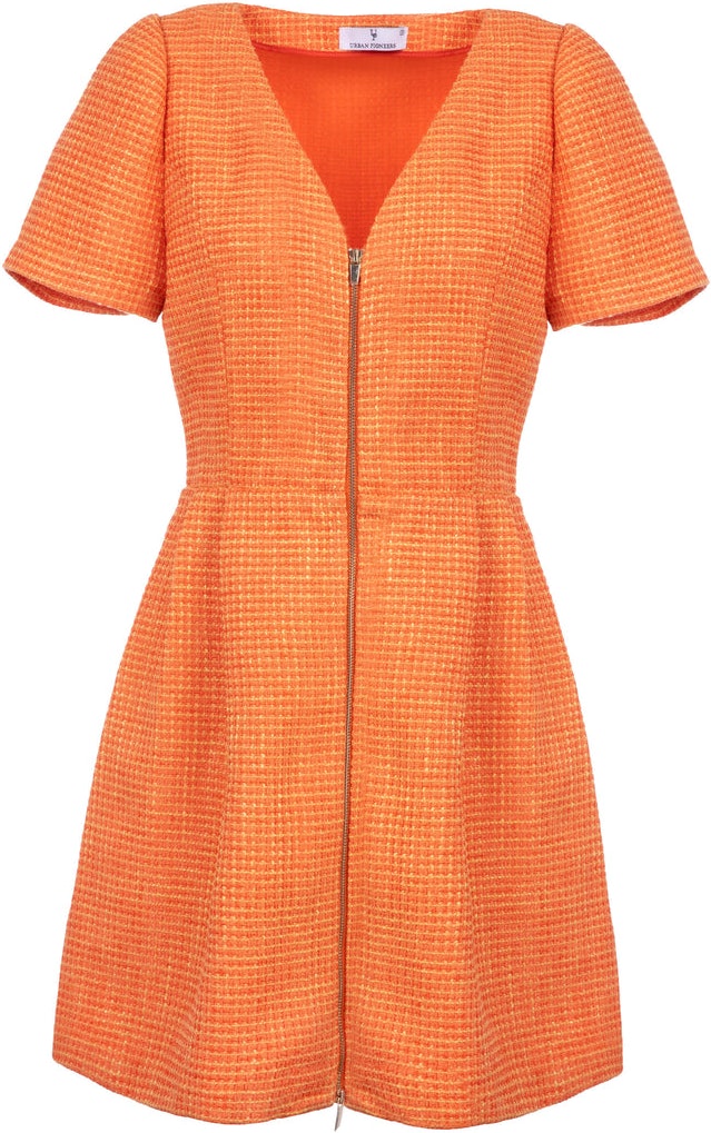 Colette Dress - Apricot Melange