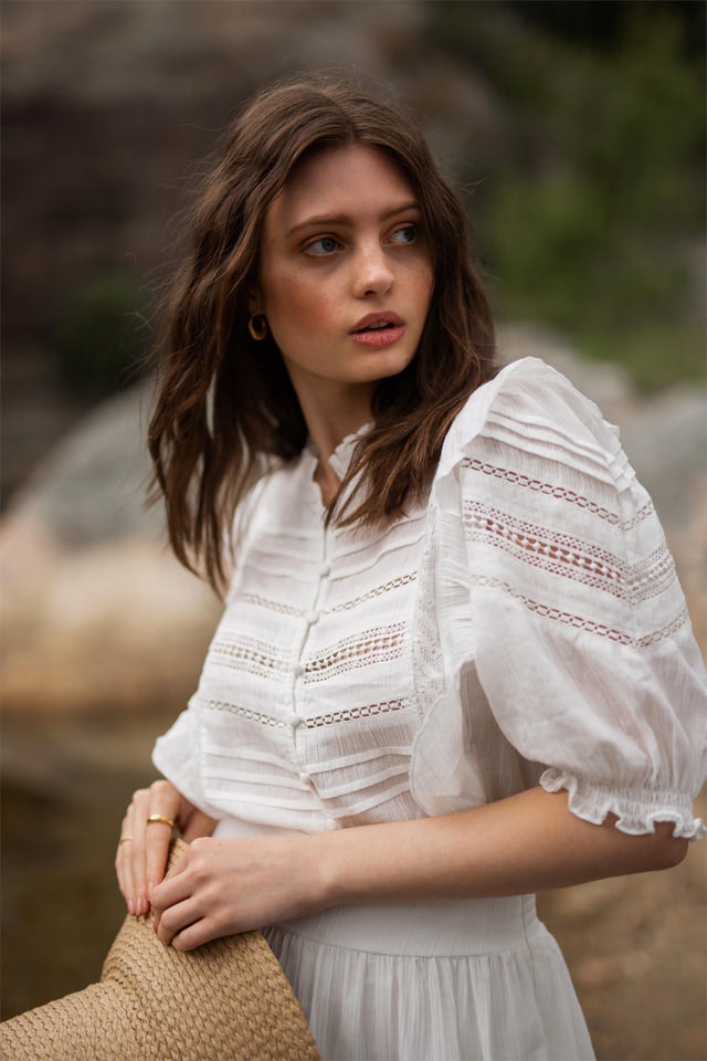 Sherry Blouse - White