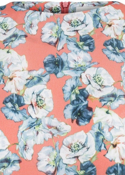 Flower Volume Shirt - Emberglow - MAUD - T-skjorter & Topper - VILLOID.no