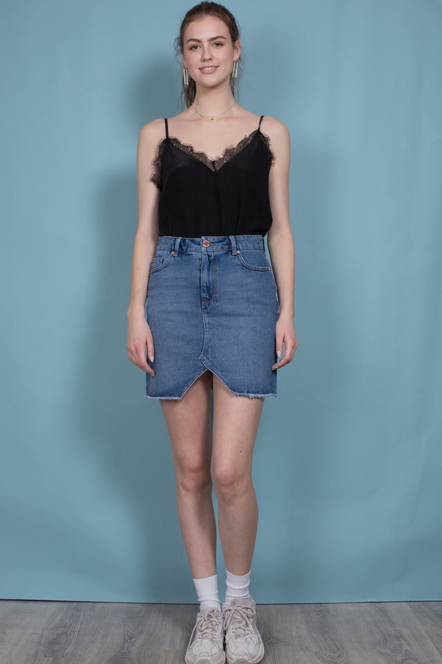 Macy Strap Top - Black - Second Female - T-skjorter & Topper - VILLOID.no