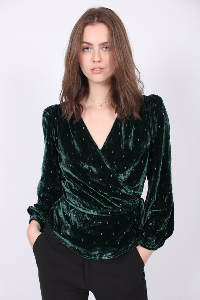 Jona Blouse - Dk Green - Pia Tjelta - Bluser & Skjorter - VILLOID.no