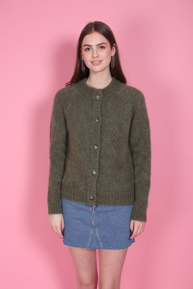 Monty cardigan khaki - IBEN - Gensere - VILLOID.no