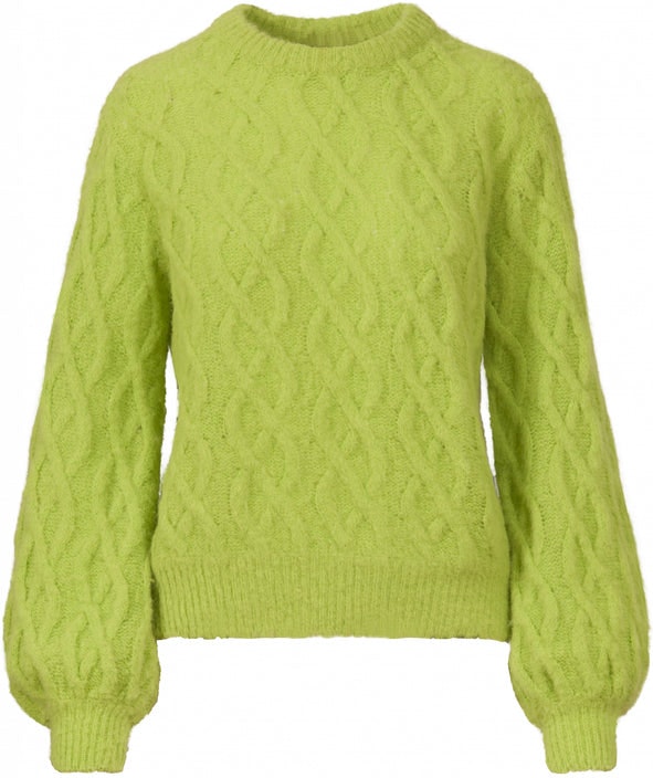 Kaylee Knit - Lime Green - MAUD - Gensere - VILLOID.no