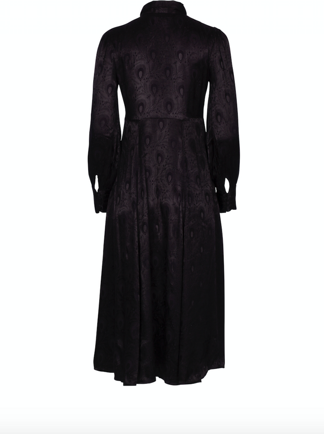 Jacquard Shirt Dress - Black - ByTimo - Kjoler - VILLOID.no