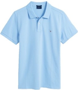 The Original Pique - Capri blue - GANT - Bluser & Skjorter - VILLOID.no