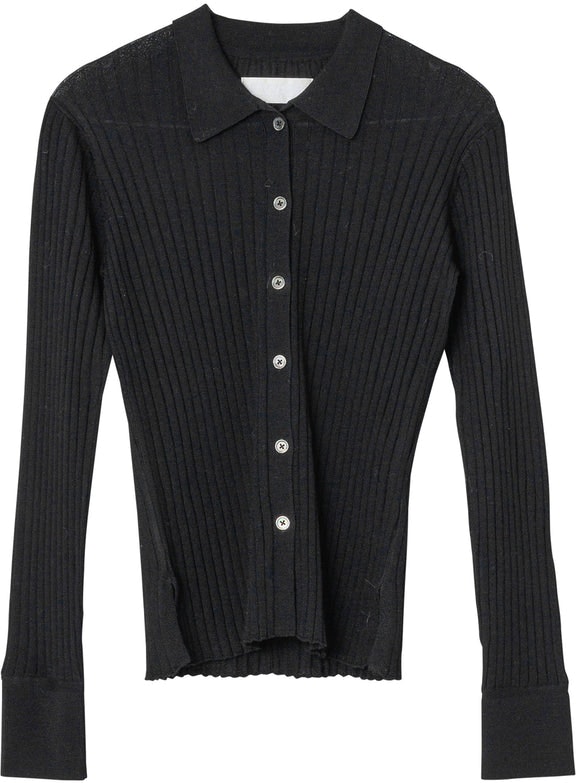 Yugen Cardigan - Anthracite Black